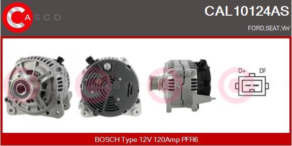 Casco CAL10124AS - Alternator autospares.lv