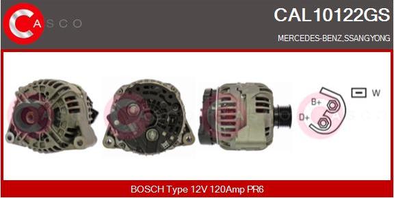 Casco CAL10122GS - Alternator autospares.lv