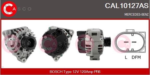 Casco CAL10127AS - Alternator autospares.lv