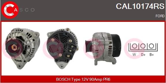 Casco CAL10174RS - Alternator autospares.lv