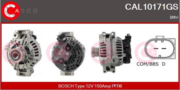 Casco CAL10171GS - Alternator autospares.lv