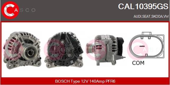 Casco CAL10395GS - Alternator autospares.lv