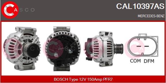 Casco CAL10397AS - Alternator autospares.lv