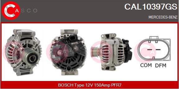 Casco CAL10397GS - Alternator autospares.lv