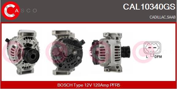 Casco CAL10340GS - Alternator autospares.lv