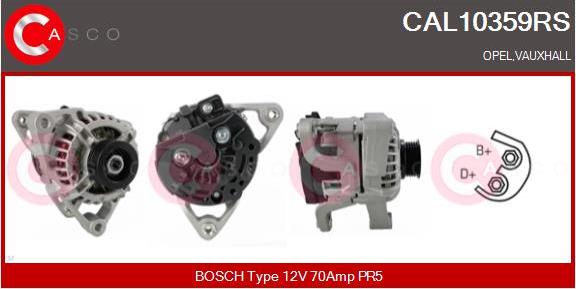 Casco CAL10359RS - Alternator autospares.lv