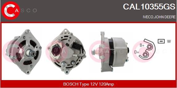 Casco CAL10355GS - Alternator autospares.lv