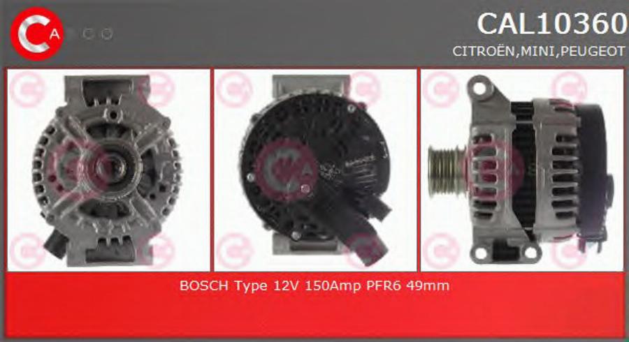 Casco CAL10360 - Alternator autospares.lv