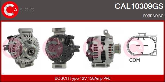 Casco CAL10309GS - Alternator autospares.lv