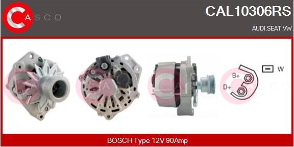 Casco CAL10306RS - Alternator autospares.lv