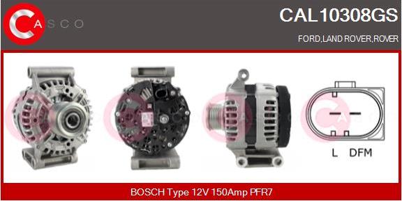 Casco CAL10308GS - Alternator autospares.lv