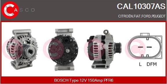 Casco CAL10307AS - Alternator autospares.lv