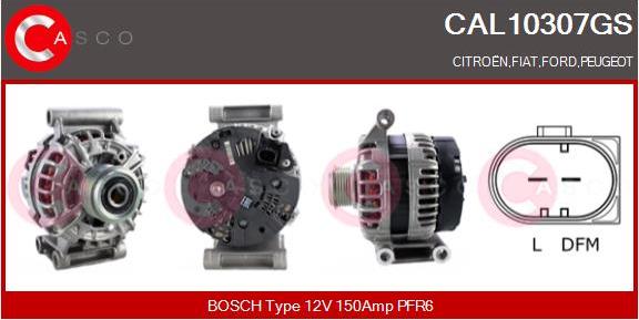 Casco CAL10307GS - Alternator autospares.lv