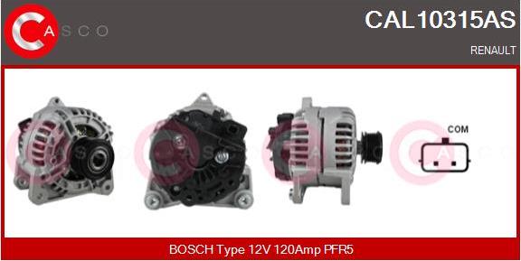 Casco CAL10315AS - Alternator autospares.lv