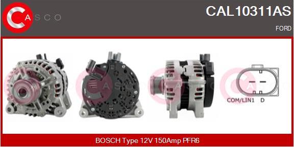 Casco CAL10311AS - Alternator autospares.lv