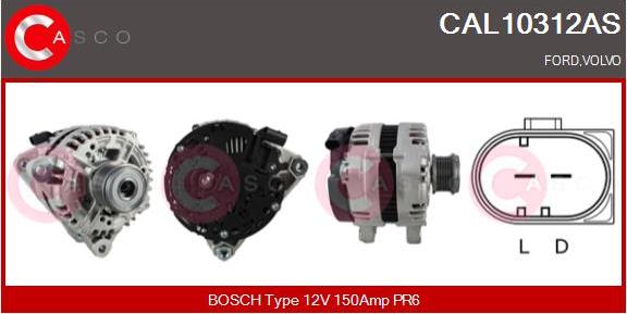 Casco CAL10312AS - Alternator autospares.lv