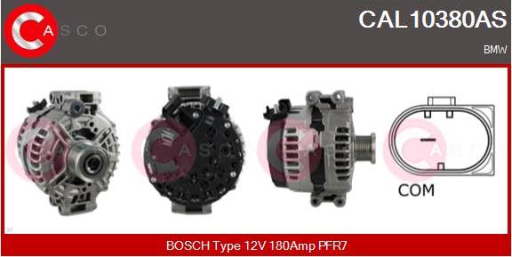 Casco CAL10380AS - Alternator autospares.lv