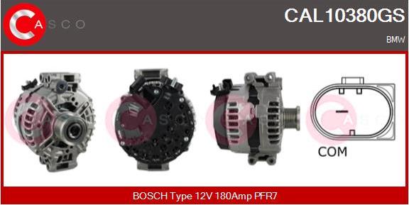 Casco CAL10380GS - Alternator autospares.lv