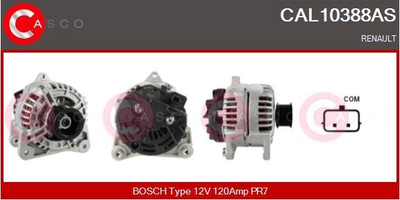 Casco CAL10388AS - Alternator autospares.lv