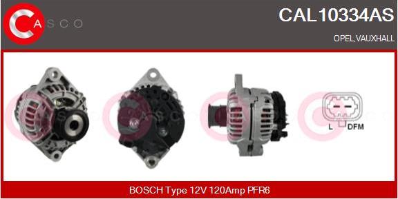 Casco CAL10334AS - Alternator autospares.lv