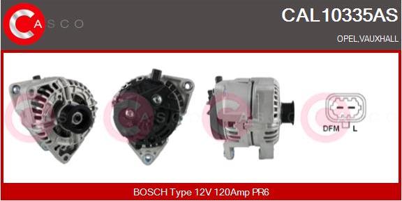 Casco CAL10335AS - Alternator autospares.lv