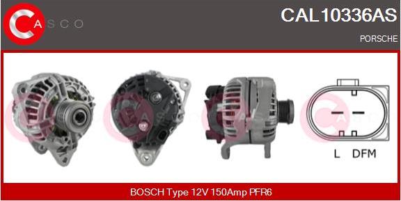 Casco CAL10336AS - Alternator autospares.lv