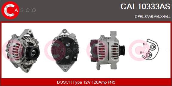 Casco CAL10333AS - Alternator autospares.lv