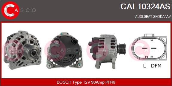 Casco CAL10324AS - Alternator autospares.lv