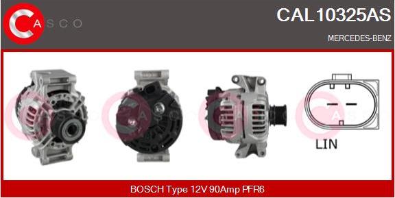 Casco CAL10325AS - Alternator autospares.lv