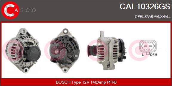 Casco CAL10326GS - Alternator autospares.lv
