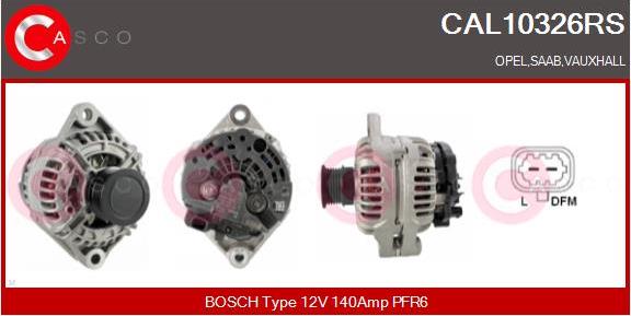 Casco CAL10326RS - Alternator autospares.lv