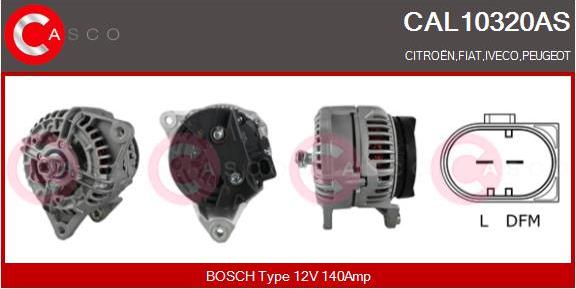 Casco CAL10320AS - Alternator autospares.lv