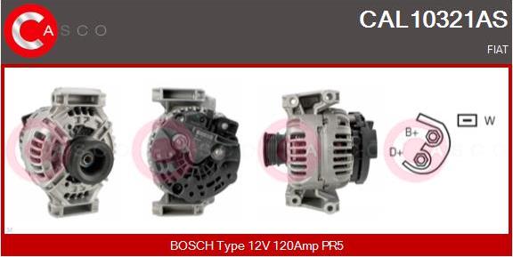 Casco CAL10321AS - Alternator autospares.lv