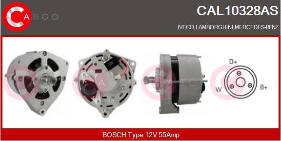 Casco CAL10328AS - Alternator autospares.lv