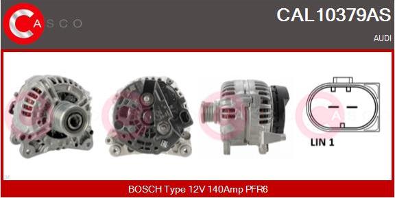 Casco CAL10379AS - Alternator autospares.lv