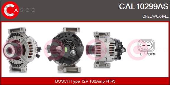 Casco CAL10299AS - Alternator autospares.lv