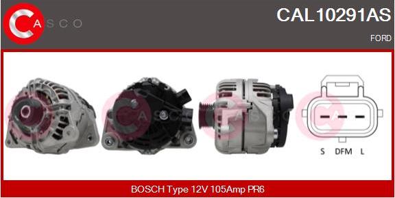 Casco CAL10291AS - Alternator autospares.lv