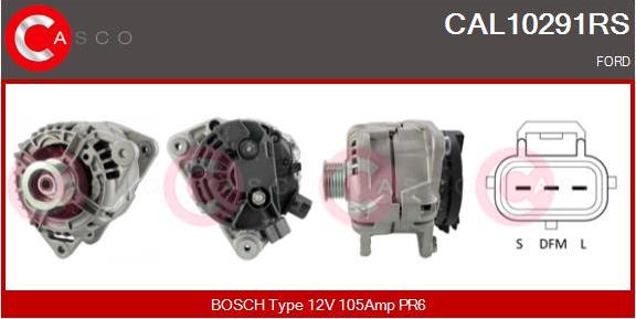 Casco CAL10291RS - Alternator autospares.lv