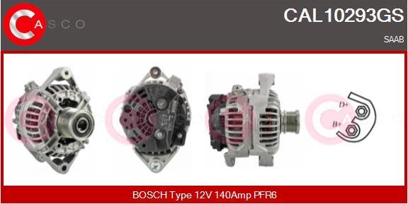 Casco CAL10293GS - Alternator autospares.lv