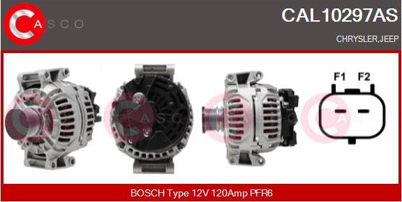Casco CAL10297AS - Alternator autospares.lv