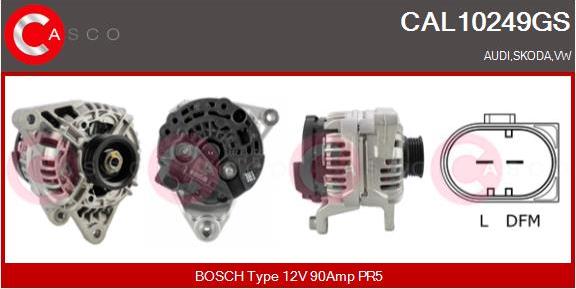 Casco CAL10249GS - Alternator autospares.lv