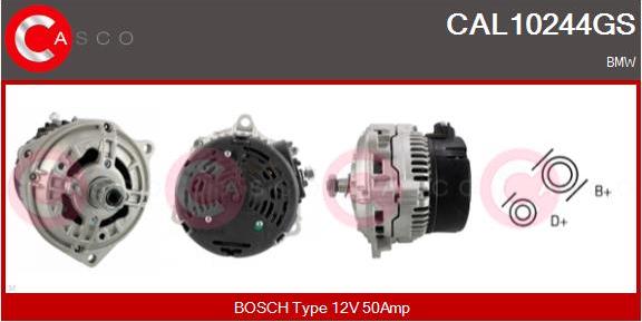 Casco CAL10244GS - Alternator autospares.lv