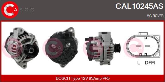 Casco CAL10245AS - Alternator autospares.lv