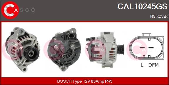 Casco CAL10245GS - Alternator autospares.lv