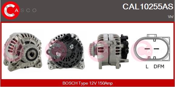 Casco CAL10255AS - Alternator autospares.lv