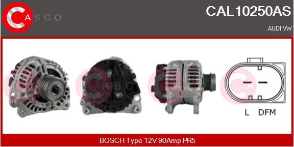 Casco CAL10250AS - Alternator autospares.lv