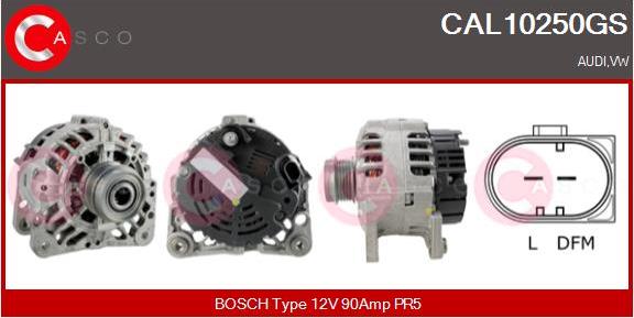 Casco CAL10250GS - Alternator autospares.lv