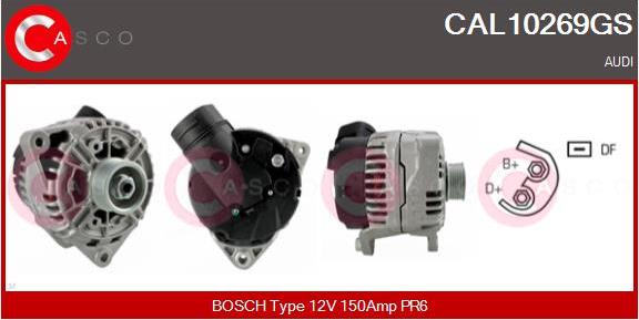 Casco CAL10269GS - Alternator autospares.lv