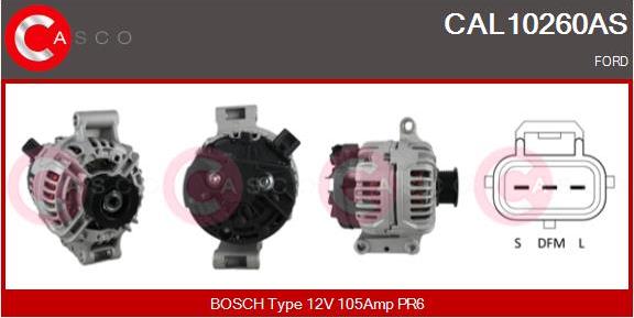 Casco CAL10260AS - Alternator autospares.lv