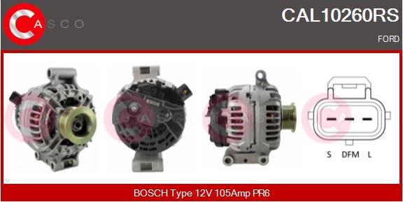 Casco CAL10260RS - Alternator autospares.lv